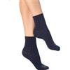 Leo Corsetteria Pack 6 paia Calzini invernali corti Donna caldo cotone polsino morbido tinta unita con cuoricini e pois Come foto 416