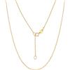 Suplight collana donna argento 925 catena rolo 46cm, 1,1mm collana donna sottile oro collana oro donna collana donna lungha collana donnna argento 925 regalo per donna ragazza
