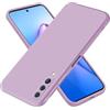 EASSGU Custodia per Samsung Galaxy A50 / A50S / A30S (6.4 Inches), Cover Morbida in Silicone TPU - Erba Viola