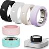 Hexasider [Confezione da 6] Smart Ring Protector per Oura Ring Gen 4/Oura Ring Gen 3/Ultrahuman Ring, copertura protettiva in silicone elastico anti-caduta accessorio protettivo per anello Oura (M per