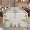 PETTI Artigiani Italiani - Runner da Tavola Natalizio per Cucina 140x40 cm, Runner Natalizo Elegante Xmas Bears, 100% Made in Itay
