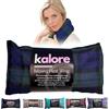 KALORE Termoforo Cervicale e Spalle - Cuscino Riscaldante per Microonde con Cinghia - Tessuto in Cotone Tartan e Cuscino Termico con Grano del Regno Unito di Kalore, Orologio nero