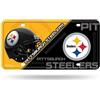 RICO INDUSTRIES NFL Pittsburgh Steelers Unisex Pittsburgh Steelers License Plate Metalpittsburgh Steelers License Plate Metal, Team Color, One Size