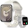 Fitonme Smartwatch Uomo Donna (2 cinghie)1,83'' HD Smart Watch Con Chiamata Bluetooth, Frequenza Cardiaca e Monitoraggio Del Sonno, IP67 Impermeabile, 100+ Modalità Sport Fitness Tracker iOS Android,Grigio