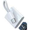 Aksenli Lettore Schede sd(2 in 1)USB C a Micro SD Card Reader Adattatore per iPhone 16 15 Pro Max per Apple Tipo C Cavo Camera Foto TF Memory Macchina Compatibile per Samsung S25 per iPad Air4 Macbook Adapter