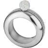 LUTER Fiaschetta Braccialetto con Strass per Donna, 103,5ml Bracelet Flask per Liquore, Regalo Creativo Acciaio Inossidabile Glitter Fiaschetta da Donna per Feste con Cappuccio in Strass Colorato