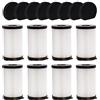 Benfosh 16 Pezzi Filtro di ricambio,8 Filtri e 8 Spugne Accessori per Scopa Elettrica filtro handy force 2761 2759