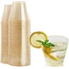 KAWASIMAYA 25 Pezzi 270ml / 9oz Bcchieri Cocktail Plastica Bicchieri Vino Plastica Cocktail Bicchieri Caffe Plastica Bicchieri Plastica Rigida Lavabili Bicchieri di Plastica Durai (Oro)