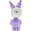 Dudùu Puppy Kitty - Lampada LED Tascabile a Forma di Gatto, Luce Notturna e da Lettura, Senza Fili, Regalo e Bomboniera, Decorazione Cameretta, Scrivania e Feste a Tema (Viola Bell)