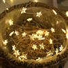 MUSUNIA Fata di lucine a batteria, 1M 20 Fata di a LED, Fata di luci a stella con batteria, di lucine bianca calda per camerette, matrimoni, Decorazioni natalizie
