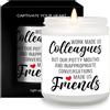 Homorro Regalo Donna Candele Profumate Uomo Compleanno Regali Idee Per Collega Amica Colleghi Cera Di Soia Lavanda Candela Profumata Decorative