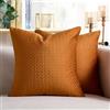 Cheekywares Federe Cuscini Divano Autunno Moderne 45 x 45 Giallo Copricuscini Fodera per Cuscini in Velluto Federe Decorativi per Letti, Divani, Poltrone, Uffici, Automobili Set di 2
