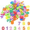 KQDRAVINE 260 Pezzi Numeri in Gommapiuma Autoadesivi 0-9, Numeri Adesivi Adesivi Numerici Colorati che Stimolano la Creatività e le Capacità Motorie Fini, Ideali per Scrapbooking, Fai da te, Progetti Scolastici