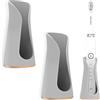 Linkidea Confezione da 2 portaspazzolino elettrico da parete, porta spazzolino elettrico da bagno, supporto per spazzolino elettrico senza tracce (Grigio)