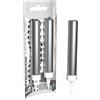 Zeus Party Magic Flambe Candeline Fontane Luminose con Fiamma Bianca/Argento Candele Confezioni da 2 pz