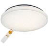 Briloner Leuchten Lampada da soffitto LED, dimmerabile, tonalità regolabile: calda fredda, funzione timer, telecomando, D: 60 cm, 50 W, in metallo, integrati D, in plastica, 50 W, Bianco