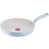 Lagostina Brezza, Padella Antiaderente Ø 28 cm, Rivestimento Mineralia, Indicatore di Calore Thermo-Signal, Manico Rivettato, Compatibile con Induzione