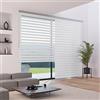 MADECOSTORE - Tenda avvolgibile giorno notte Ape con baule, gamma Must, 66 x 250 cm, colore: Bianco