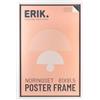 Grupo Erik Cornice 61x91,5 cm Bianca - Cornice da Parete Grande in MDF Effetto Legno per Poster, Quadri o Puzzle | Accessori per Appendere Inclusi e Packaging Protettivo