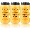 Totex POWDER WAX 20 gr Mattifying Volume Hair Styling Matte Hair Styling Matte Cera in polvere per acconciature (3 pezzi)