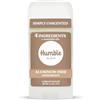 HUMBLE SIMPLE AND TRUE. Humble tutto deodorante naturale, alluminio e parabeni, Cruelty Free uomini e donne deodorante unscented 1-Pack