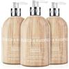 Baylis & Harding BHELHWOB Elements Oud Wood & Bergamotto, Lavaggio Mani 500 ml, Confezione da 3, Adatto Ai Vegani