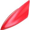 CGEAMDY Antenna Pinna Squalo, Pinna Di Squalo Copertura Am/Fm Segnale Antenna, Decorazione per Modificare L'aspetto Dell'auto, Antenna per Auto Universale per Auto Suv Camion Furgone(Rosso)