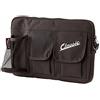 SIP Borsa classica stile SIP, vano bagagli, vano portaoggetti, in nylon, nera, adatta a moto, auto d'epoca, Vespa, scooter, ciclomotori