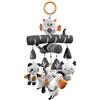 TUMAMA Giochi Passeggino per Neonato 0 3 4 6 8 12 Mesi, Gioco Montessori Sensoriali Sonaglio per Neonati Accessori con Suono, Peluche Animale Giocattoli per Culla Carrozzina Femmina Maschio Regalo