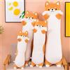 SNOWOLF ShibaInu lungo cuscino peluche giocattolo animale ripieno carino peluche morbido abbraccio cuscino corpo regalo (ShibaInu, 70cm)