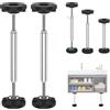 LZEXIN 2 Pezzi Puntello Telescopico Regolabile,Aste Di Supporto Telescopiche Da 38-52 Cm,Puntelli Telescopici Regolabili Per Pensili, Mobili Da Bagno, Mobili Tv, Mobili Da Cucina,Capacità Di Peso 300 Kg