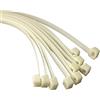 On1shelf® Fascette fermacavi, 900 mm x 12,0 mm, 35,9 cm, robuste e lunghe fascette in nylon (20, bianco)