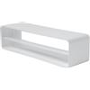 Repa Market Valvola di non ritorno 220 x 55 mm - Connettore rettangolare in plastica per canaline aria - Blocco flusso inverso per sistemi di ventilazione, climatizzatori e aspiratori