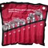 topolenashop Set Di 8 Chiavi A Pipa Esagonali 8-19mm Chiavi Bussola 8 10 11 12 13 14 17 19, Chiavi a Bussola Combinate di Riparazione auto acciaio cromo vanadio con raccoglitore