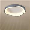 HTsilphelene Moderna Plafoniera, Dimmerabile 3000K-6500K Lampada Da Soffitto, Plafoniera Led Soffitto Lampadario A Forma Di Creatività Minimalista Per Soggiorno, Camera Da Letto, Cucina(E 40CM)