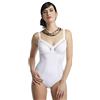 Spiman Body Microfibra Senza Ferretto, Coppa B, 3 Sezioni con Rinforzo Laterale, Spalline Regolabili Art. 356 (Bianco, 5B)