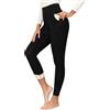 Generico Leggins Termici Donna Invernali Felpati Leggings Palestra Push Up in Pile Pantacollant Sportivi Vita Aalta con Tasche Leggins Fitness Caldi Donna Leggings Morbidi Elasticizzati Yoga Casa