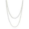 ZAVANA Collana Lunga di Perle 150 cm da Donna - Perle di Conchiglia da 8 mm, Collana Multi-Giro Senza Chiusura, Gioiello Elegante con Sacchetto Regalo