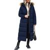 Parka Lungo Donna Minetom – Caldo Cappotto Invernale Con Cappuccio, Cerniera E Coulisse In Vita, Colore Verde Militare