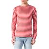 Armor-lux Armor Lux Marinière Plozévet Héritage Homme Maglione, Mirtillo/Latte, XS Uomo