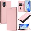 DENDICO Cover per Samsung Galaxy A71 4G, Custodia in PU Pelle Portafoglio con Blocco RFID, Chiusura Magnetica Cover per Samsung A71 4G, Rosa