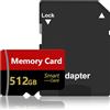 LOSOMBOEK Scheda SD 512GB Grande Capacità Alta Velocità Scheda di Memoria 512GB SD Card Mini Portatile Memory Card per Smartphone, Drone, Fotocamera, Tablet