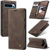 Cracedily Cover per Google Pixel 10 Pro XL/Pixel 9 Pro XL Case, Custodia Cover Pelle Premium Portafoglio con Porta Carte Magnetica Supporto Protezione Flip Case, Caffè