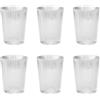 Stelton Pilastro, set di bicchieri per acqua scanalati, lavabili in lavastoviglie, impilabili, per bevande calde e fredde, 150 ml, set da 6 pezzi