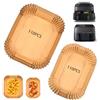 Hivio 220 pezzi di carta da forno Airfryer per Philips Dual Basket Airfryer 3000 serie 6L/3L, serie 5000 6L/3L, accessori per friggitrice ad aria calda Philips NA350/00 NA550/00, accessori per