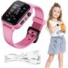 Generic Orologio Per Cellulare Per Bambini - Smart Watch 4G, GPS, Fotocamera | Orologio Per Smartphone Da Studente | Batteria Ricaricabile, Torcia Elettrica, Registratore Integrato