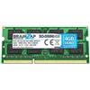 BRAINZAP Memoria RAM da 4 GB DDR3 SO-DIMM PC3-12800S 2Rx8 1600 MHz 1.5 V CL11 Notebook Laptop