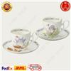 Noritake Set 2 paia di tazze e piattini Noritake My Neighbor Totoro Studio Ghibli Japa...