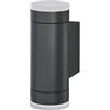 LEDVANCE ENDURA CLASSIC IVE W lampada da esterno, lampada da parete, GU10, grigio scuro, alluminio, installazione semplice, classe di protezione IP65, illuminazione indiretta