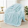 Exclusivo Mezcla Coperta in Pile Reversibile, Leggera e Morbida, 130x150 cm